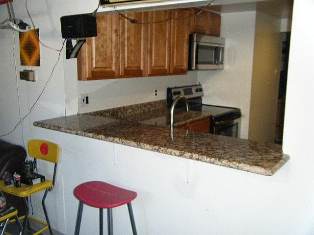 Kitchen from living room