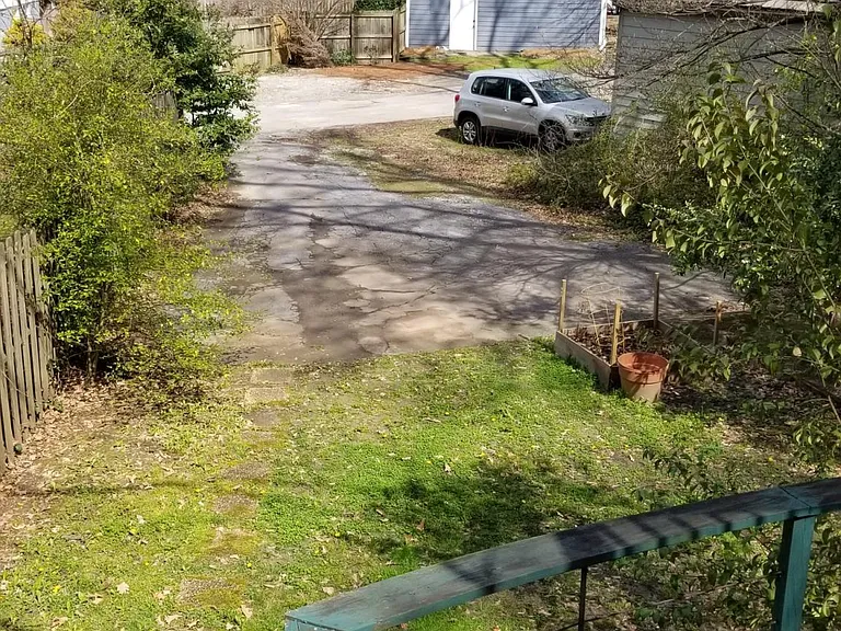 Off-street parking to north of your deck
