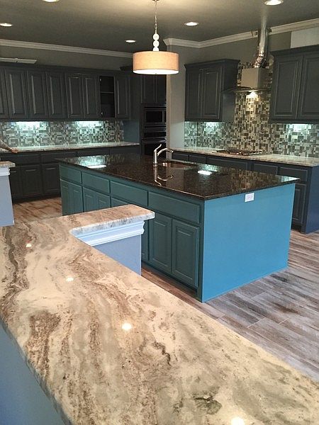 10' long island : This amazing island has storage on both sides!