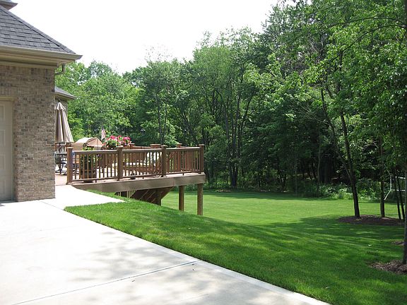 Elevated Deck with retractable awning