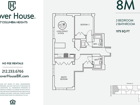 2nd image of 107 Columbia Hts APT 8M