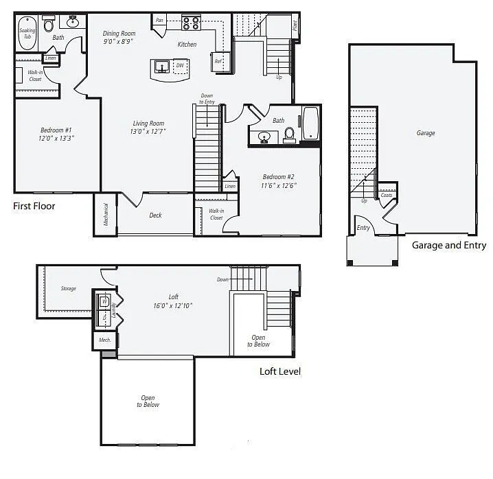 Floor plan 2x2S