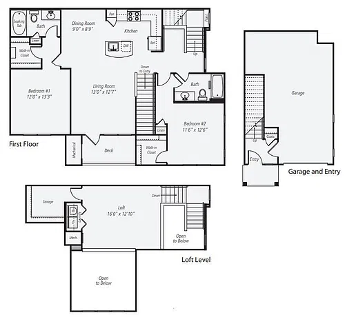 Floor plan 2x2S