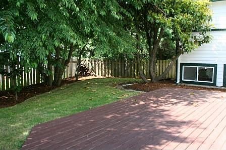 Private Fenced Back Yard