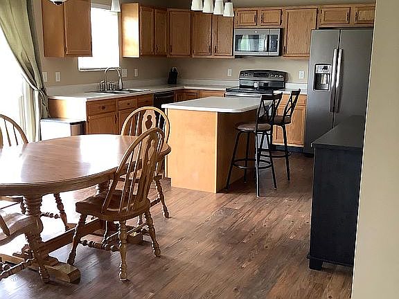 Open Kitchen and Dining Area