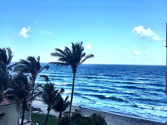 View from Balcony at Sunset