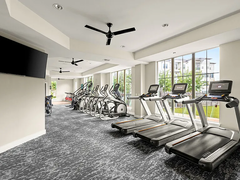 Cardio and Strength Training Fitness Area