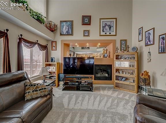 Fireplace for those cozy snowy nights.