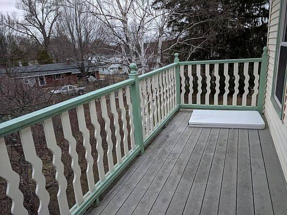 Porch off the master. There is a second similar-sized porch off the kitchen.