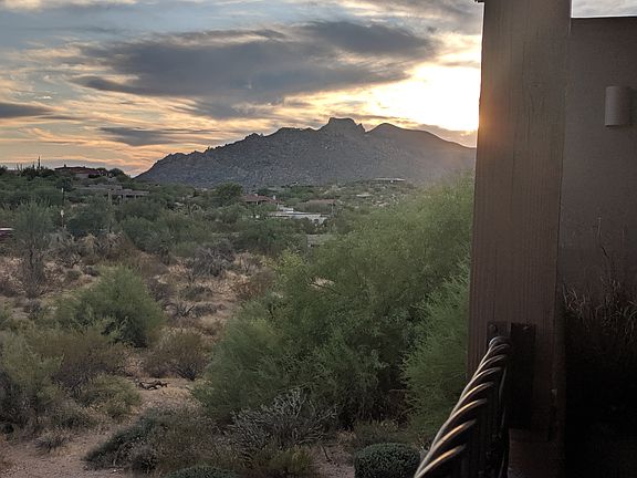 Black mountain from balcony.