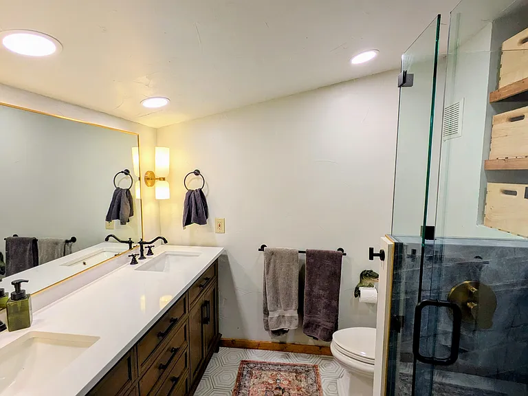 Secondary suite bathroom recently remodeled