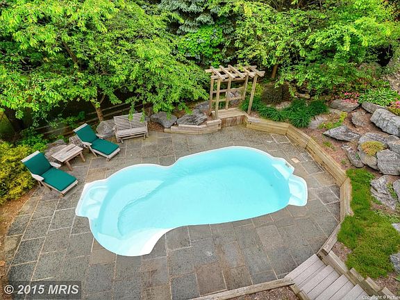 Very private setting for our own pool