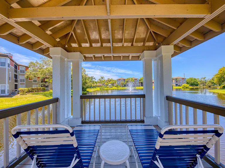 Lakeside gazebos