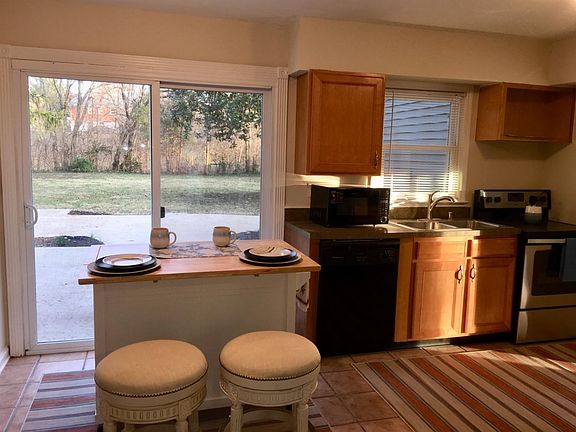 Kitchen Island conveys with sale.  Bar stools do not.