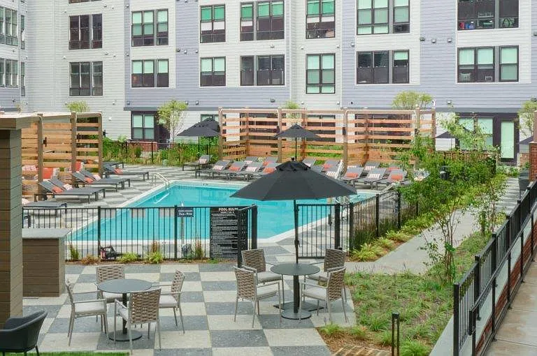 Pool Area Lounge and Cabanas