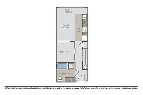 Floor plan Plan 1B