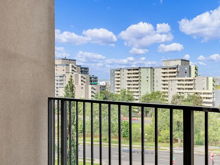 Deck overlooking Speer and Cherry Creek
