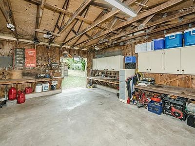 one side of Barn