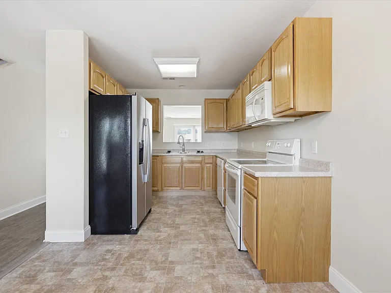 Kitchen Overlooks Living Room