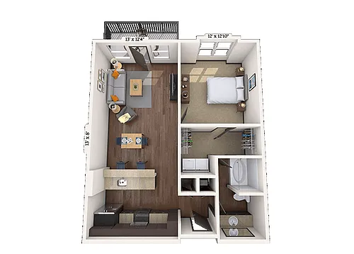 Floor plan Clark