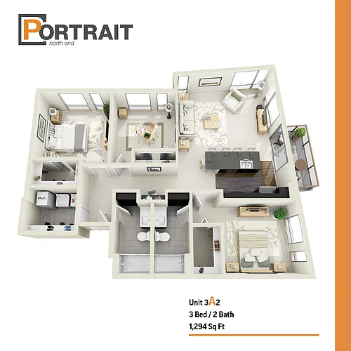 Floor plan 3A2