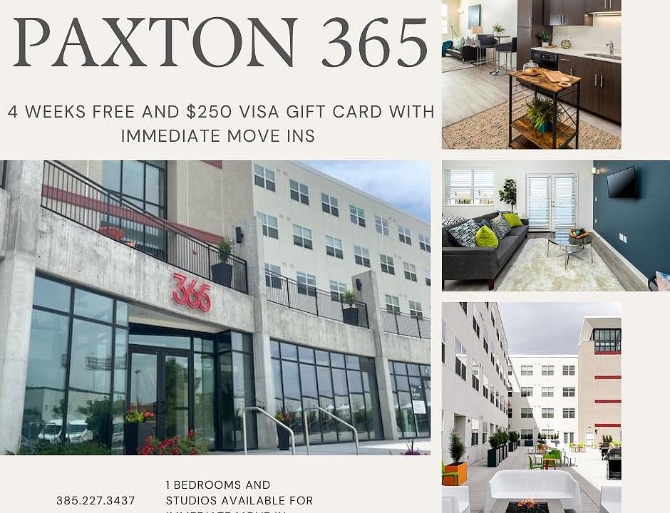 Paxton 365 Apartment Rentals Salt Lake City, UT Zillow