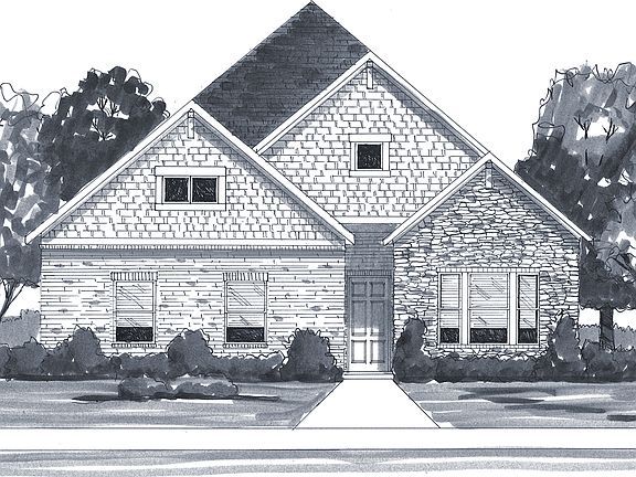 The Dunbar - Craftsman 2 - Side Entry Garage