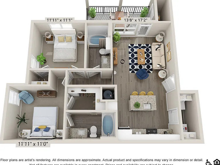 B1-2/2 floor plan Citadel at Lookout