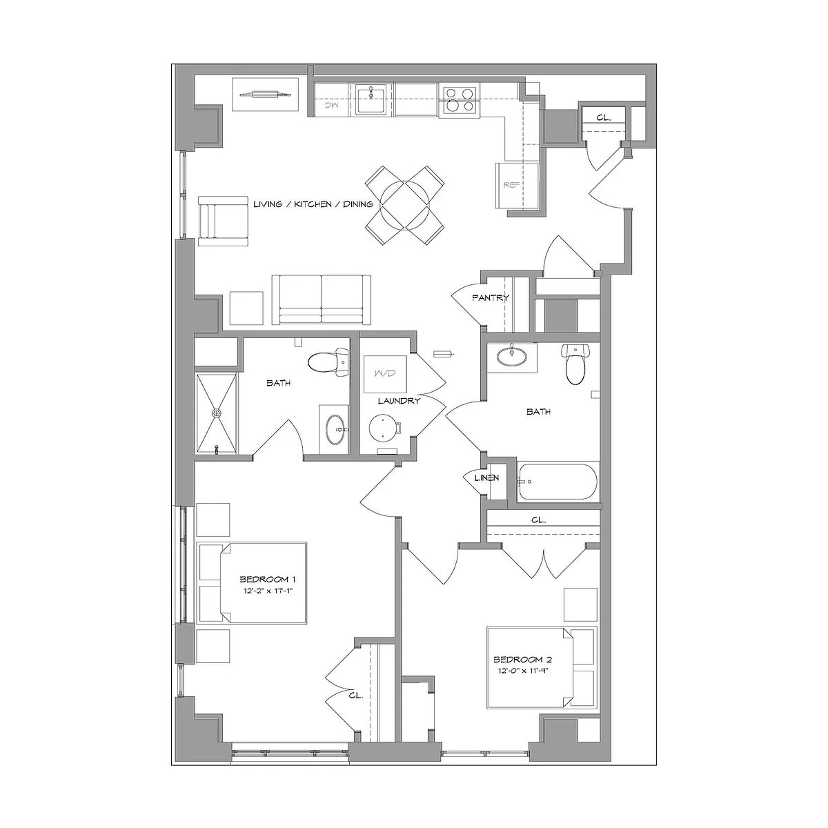 Floor plan 2BR8