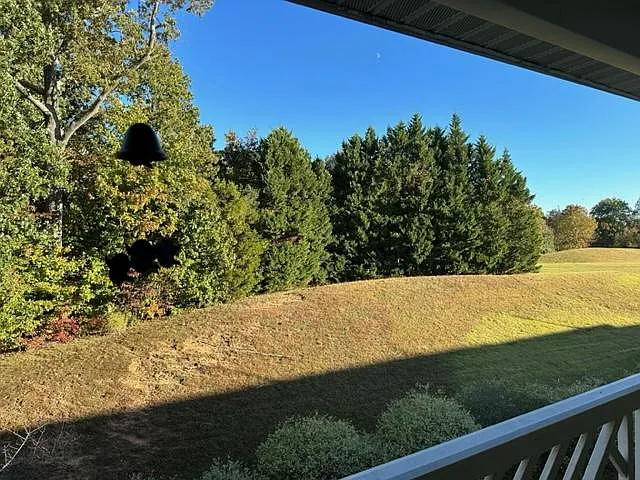 Very quiet and private deck for your morning coffee or reading