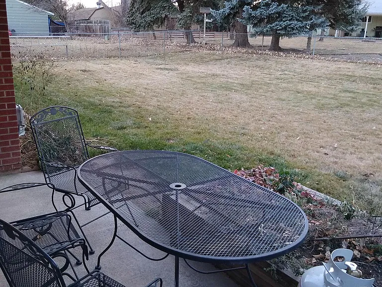 Covered patio