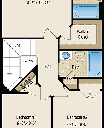 The Franklin - Alternate Second Floorplan