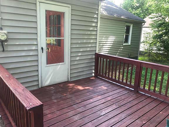 back door and deck