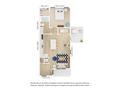 Floor plan Cottage A1