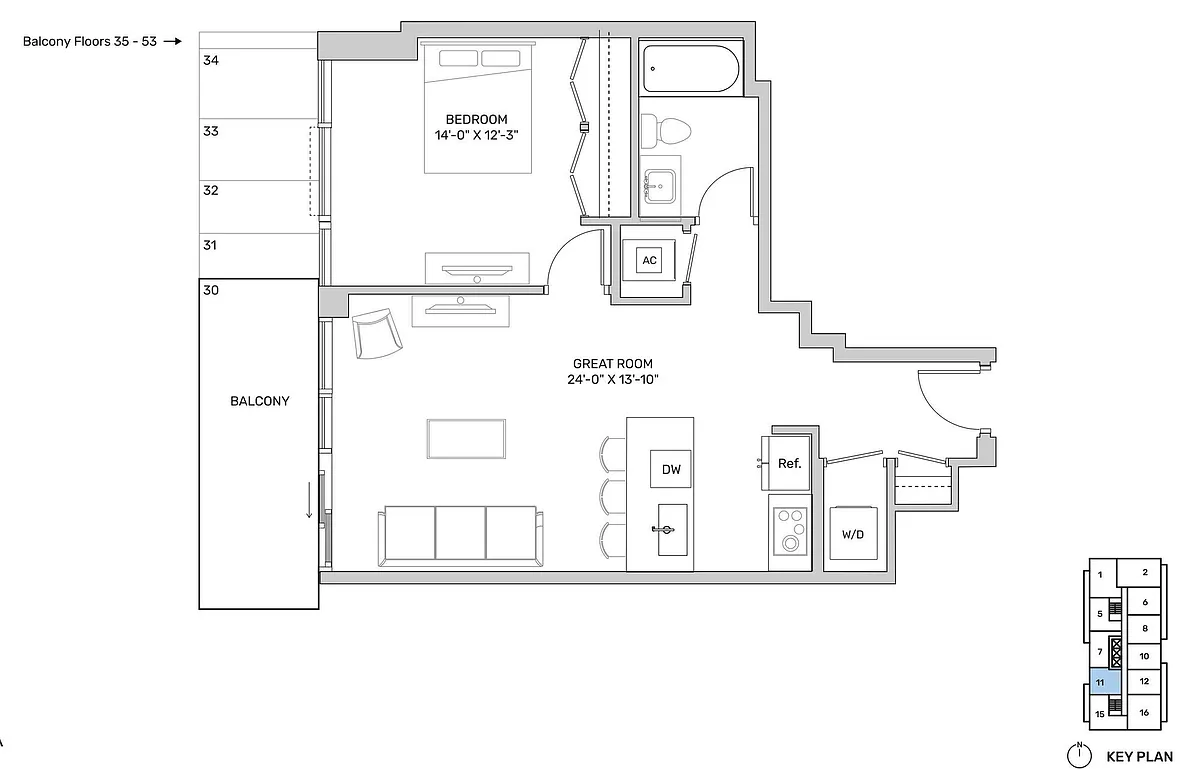 Floor plan A21