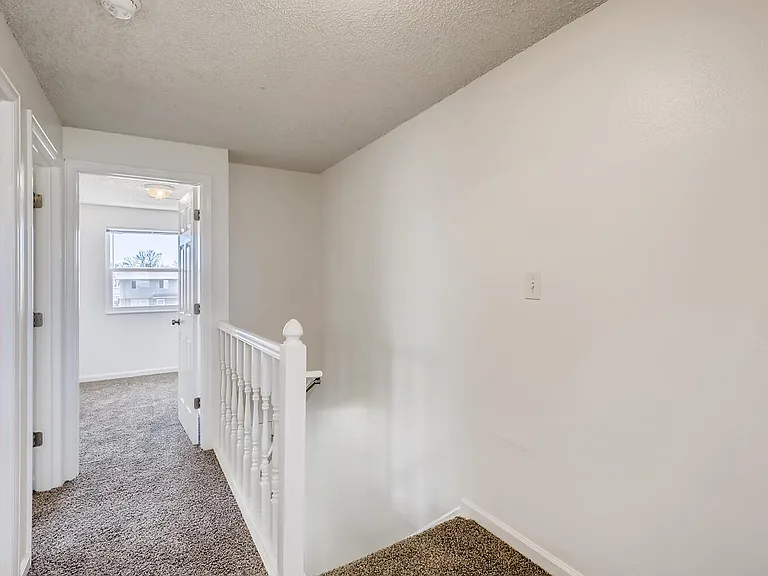 Upstairs landing toward bedrooms