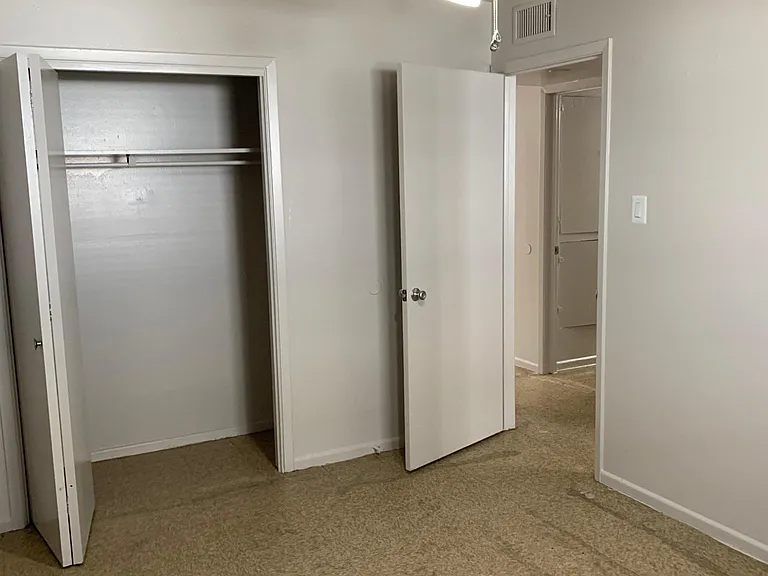 bedroom with closet