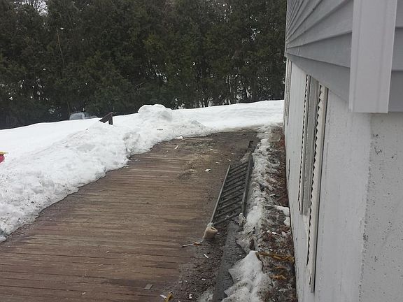 back outside porch