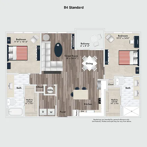 Floor plan B4