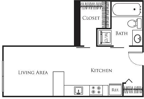 Floor plan Micro Studio - A5.2