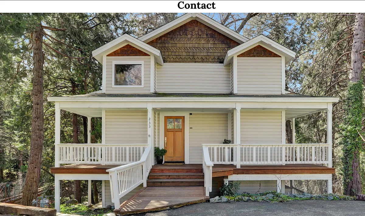Front of the house has private driveway large enough for 3 small cars or two large cars/trucks - 233 Bridge St