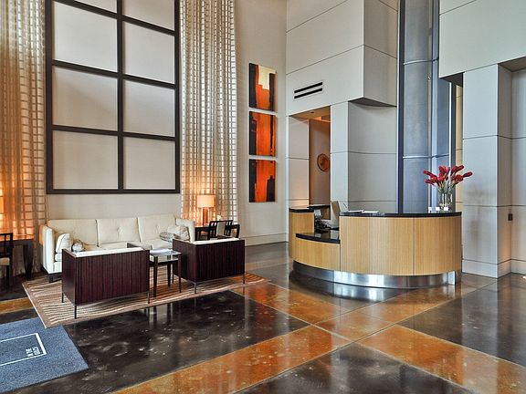 A welcoming lobby greets you as you coming in the building with a 24-hour consicerge.