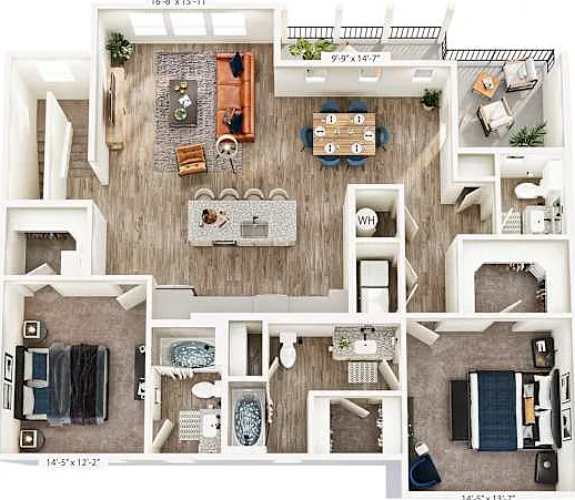 Jefferson Ridglea Village Townhomes — Photo 11
