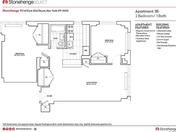 2nd image of 141 E 33rd St APT 3B