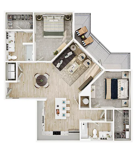 Floor plan B8