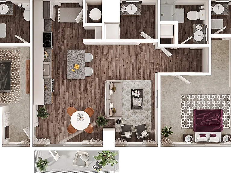 2DDX-1,248 SQ.FT 2DDX-1,248 SQ.FT