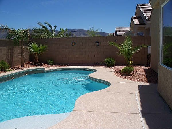 pool and mountain view
