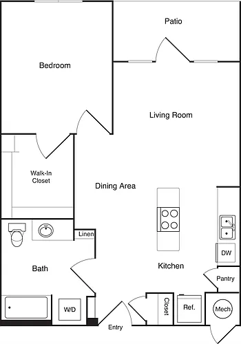 Floor plan Keystone