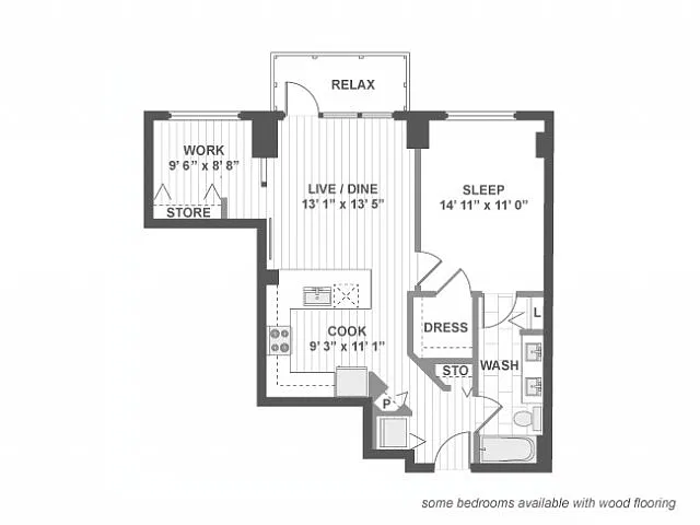 Floor plan B300