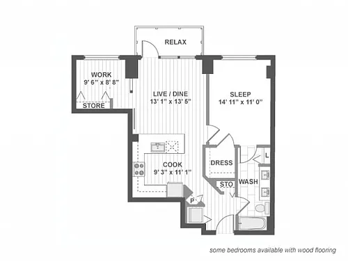 Floor plan B300